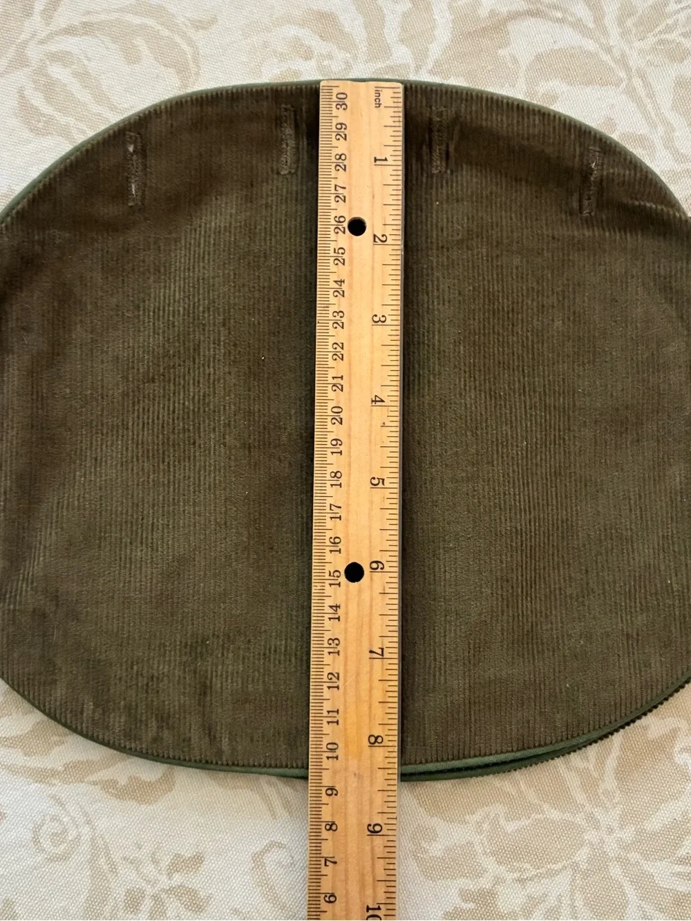 Carroll Reed Bermuda Bag Cover Brown  Corduroy 4 Button Vintage